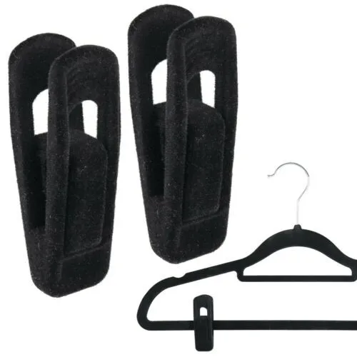 20pcs/set Non Slip Hangers Clips Velvet Flocked Trouser Coat Clothes Pant Clip Drying Racks Space Saving Hanging Hooks
20pcs/set Non Slip Hangers Clips Velvet Flocked Trouser Coat Clothes Pant Clip Drying Racks Space Saving Hanging Hooks