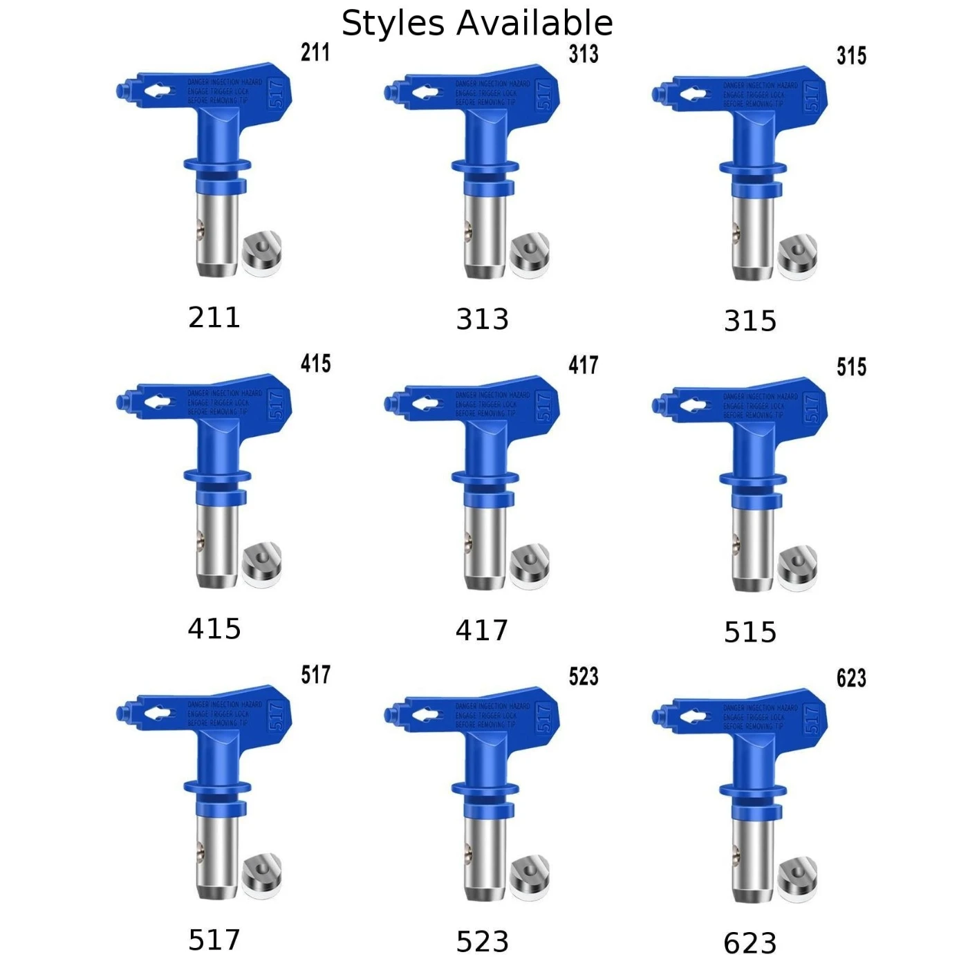 Airless Spray Tip Nozzle Spray Gun Paint Sprayer Fine Finish Seal Nozzle 211 - 623 Airbrush Tip For Spray Tip Home Garden Tool
Airless Spray Tip Nozzle Spray Gun Paint Sprayer Fine Finish Seal Nozzle 211 - 623 Airbrush Tip For Spray Tip Home Garden Tool