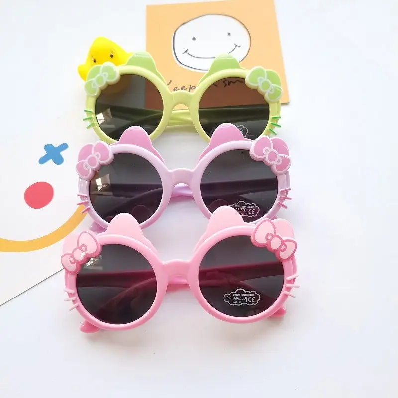 Kawaii Sanrio Hellokitty Polaroid очки детские солнцезащитные очки Силиконовые мягкие складные очки для мальчиков и девочек с УФ-защитой
Kawaii Sanrio Hellokitty Polaroid очки детские солнцезащитные очки Силиконовые мягкие складные очки для мальчиков и девочек с УФ-защитой