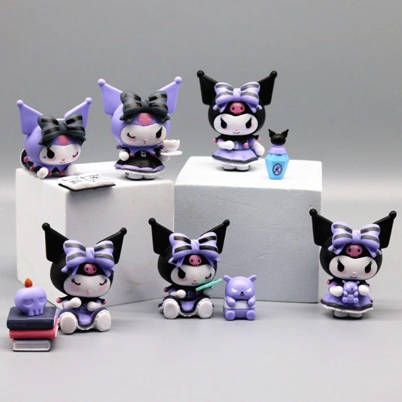Женская Черная фигурка аниме Kuromi, 6 см, счастливая богиня мелодия, кавайная модель, Коллекционная модель, куклы Sanrio, мультяшная игрушка, подарок
Женская Черная фигурка аниме Kuromi, 6 см, счастливая богиня мелодия, кавайная модель, Коллекционная модель, куклы Sanrio, мультяшная игрушка, подарок