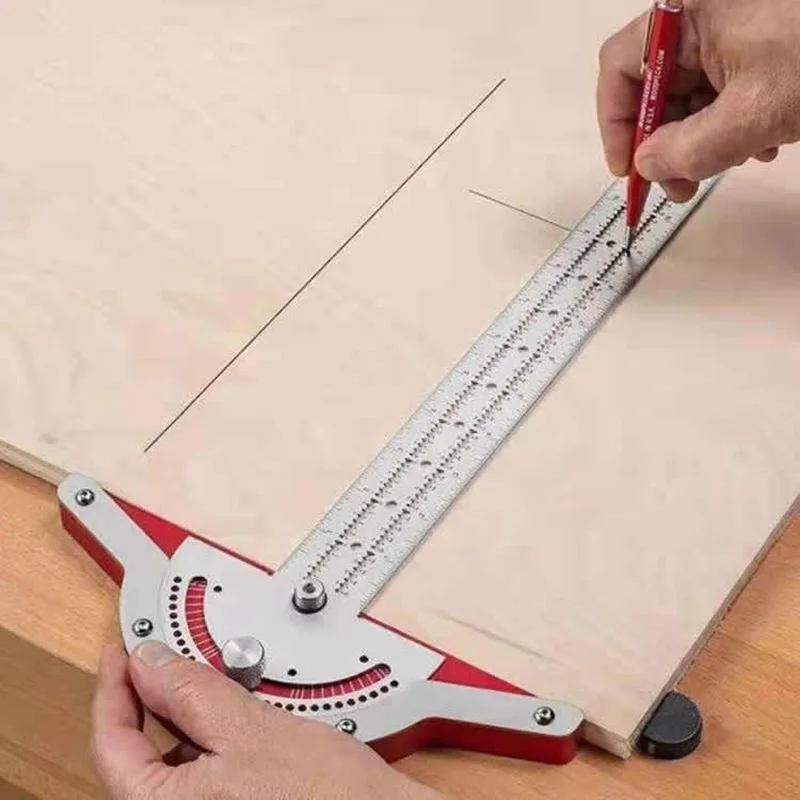 Stainless Steel Woodworkers Edge Rule Efficient Protractor Edge Ruler Measuring Angle Ruler Protractor Woodworking Tools
Stainless Steel Woodworkers Edge Rule Efficient Protractor Edge Ruler Measuring Angle Ruler Protractor Woodworking Tools