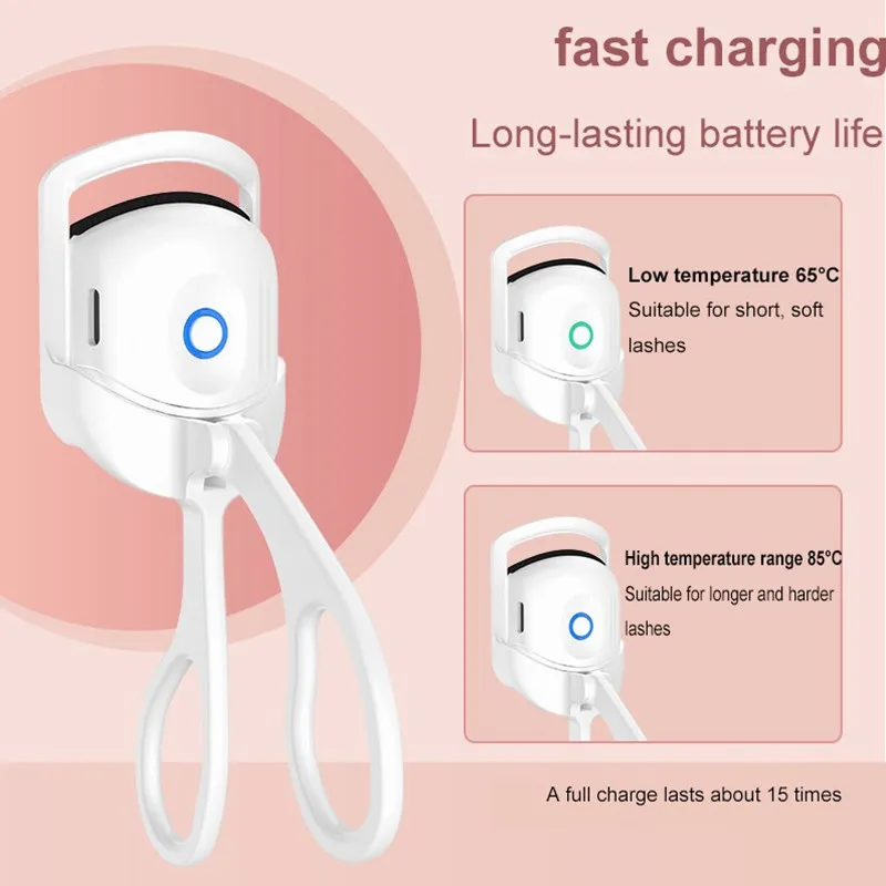 Portable Electric Heated Eyelash Curler Comb Eye Lash Perm Long Lasting Eyelashes Curls Thermal Eyelash Curler Makeup Tools
Portable Electric Heated Eyelash Curler Comb Eye Lash Perm Long Lasting Eyelashes Curls Thermal Eyelash Curler Makeup Tools
