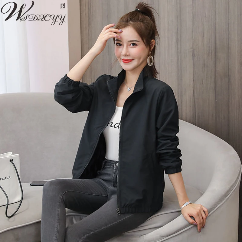 Casual Short Jacket 2023 New Spring Autumn Stand Collar Outwear All-Match Basic Coat Office Lady Long Sleeve Chaquetas Plus Size
Casual Short Jacket 2023 New Spring Autumn Stand Collar Outwear All-Match Basic Coat Office Lady Long Sleeve Chaquetas Plus Size
