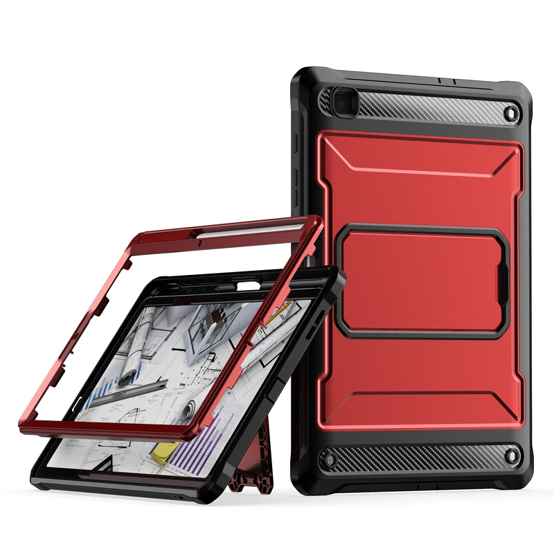 For Samsung Galaxy Tab S6 Lite Case Shockproof TPU +PC Dual-layer Hybrid Bumper Full Protection Kickstand Cover For Tab S6 Lite 
For Samsung Galaxy Tab S6 Lite Case Shockproof TPU +PC Dual-layer Hybrid Bumper Full Protection Kickstand Cover For Tab S6 Lite