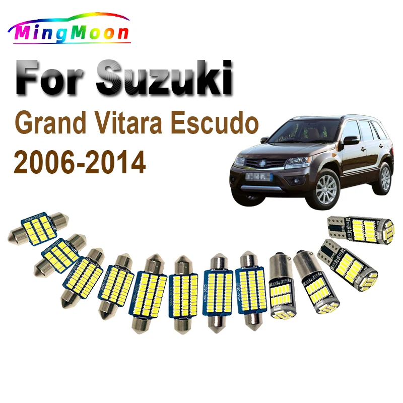 11 шт., автомобильные лампы Canbus для Suzuki Grand Vitara скускудо 2006 2007 2008 2009 2010 2011 2012
11 шт., автомобильные лампы Canbus для Suzuki Grand Vitara скускудо 2006 2007 2008 2009 2010 2011 2012