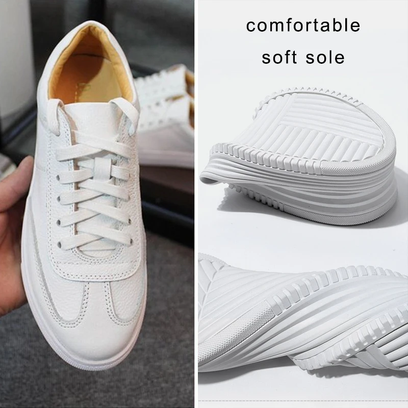 Plus Size 43 White Leather Shoes Chunky Platform Sneakers Women College Girls Casual Flats Shoe Zapatillas Deportivas Mujer LN84
Plus Size 43 White Leather Shoes Chunky Platform Sneakers Women College Girls Casual Flats Shoe Zapatillas Deportivas Mujer LN84
