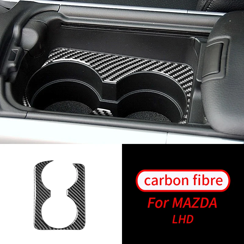For Mazda RX-8 2004-2008 1 PCS Real Carbon Fiber Armrest Water Cup Panel Decor Trim Car Interior Accessories 
For Mazda RX-8 2004-2008 1 PCS Real Carbon Fiber Armrest Water Cup Panel Decor Trim Car Interior Accessories