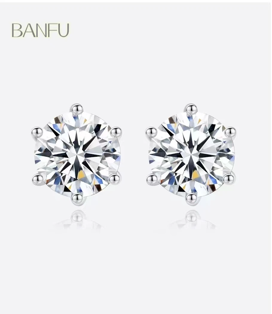 Moissanite Silver Earrings Real Sterling Small Ear Studs For Women Men Classic Style Jewelry Certificate Gift
Moissanite Silver Earrings Real Sterling Small Ear Studs For Women Men Classic Style Jewelry Certificate Gift