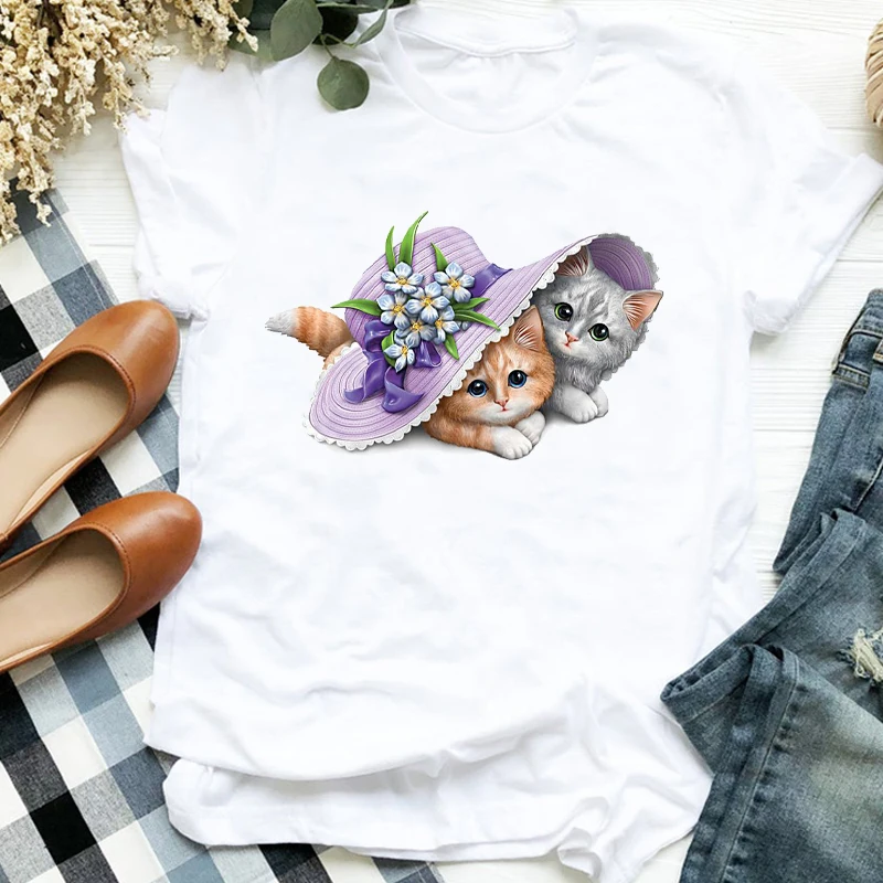 Women Lady Cat Funny Coffee Short Sleeve Cute Print Casual T Tee Womens Tshirt for Female Shirt Clothes Top Graphic T-shirt
Women Lady Cat Funny Coffee Short Sleeve Cute Print Casual T Tee Womens Tshirt for Female Shirt Clothes Top Graphic T-shirt