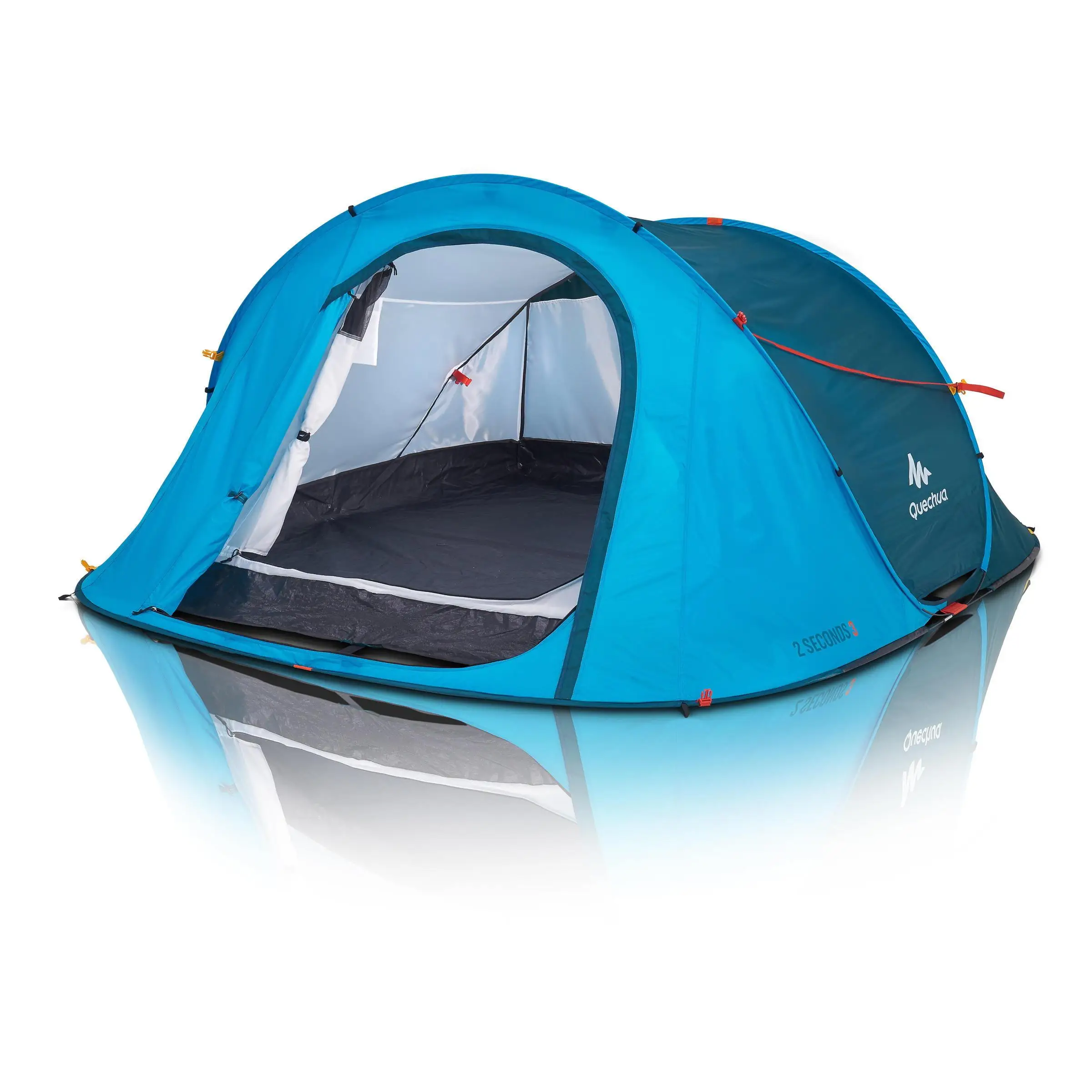 Quechua, 3 Person 2 Second Pop Up Camping Tent, with Waterproof Technology, Double Wall Technology, Blue
Quechua, 3 Person 2 Second Pop Up Camping Tent, with Waterproof Technology, Double Wall Technology, Blue