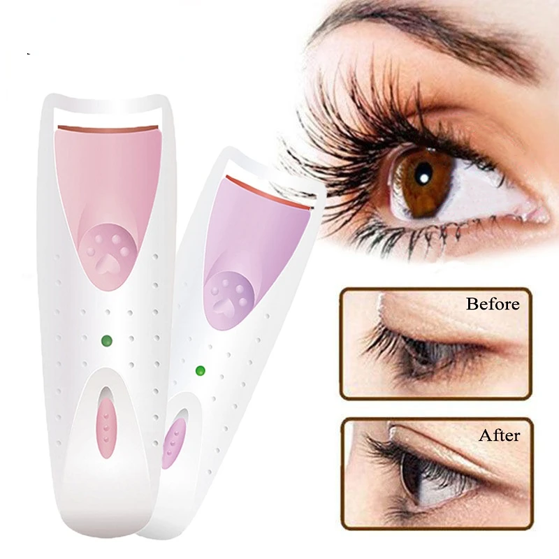1pc Electric Heated Eyelash Curler with Eyelash Card Makeup Longlasting Eye Lash Perm Eyelashes Clip Eye Lashes Curler Tool Pink
1pc Electric Heated Eyelash Curler with Eyelash Card Makeup Longlasting Eye Lash Perm Eyelashes Clip Eye Lashes Curler Tool Pink