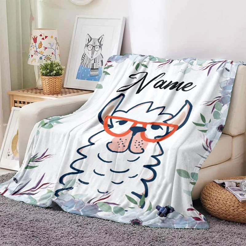 Custom Blanket Custom Name Blanket Teens Girl Boy Personalized Family Friends Lovely Animals Throw Blanket Gift Blankets Flannel 
Custom Blanket Custom Name Blanket Teens Girl Boy Personalized Family Friends Lovely Animals Throw Blanket Gift Blankets Flannel