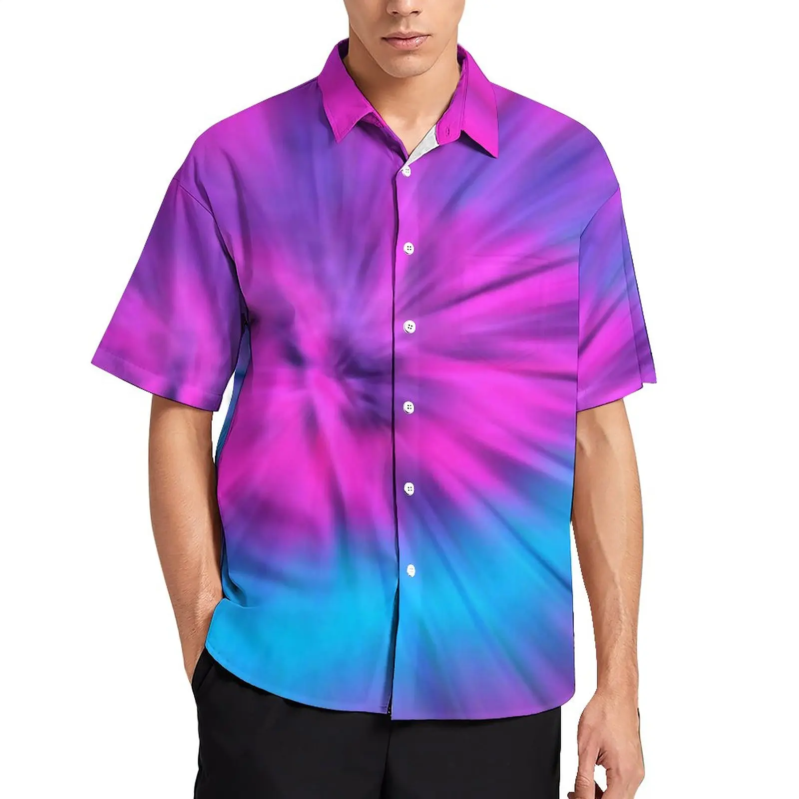 Tie Dye Rainbow Vacation Shirt Blooming Colors Hawaiian Casual Shirts Mens Y2K Blouses Short Sleeve Design Clothes Plus Size
Tie Dye Rainbow Vacation Shirt Blooming Colors Hawaiian Casual Shirts Mens Y2K Blouses Short Sleeve Design Clothes Plus Size