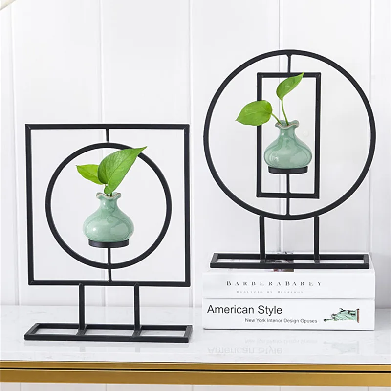 Керамический дизайн, маленькие декоративные вазы для гидропоники, Современная винтажная ваза, домашние аксессуары 
Керамический дизайн, маленькие декоративные вазы для гидропоники, Современная винтажная ваза, домашние аксессуары