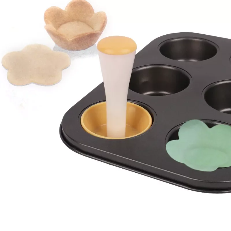 Pastry Dough Tamper Kit Kitchen Flower Round Cookie Cutter Set Cupcake Muffin Tart Shells Mold Round/Phyllo Tartlet Shell Maker
Pastry Dough Tamper Kit Kitchen Flower Round Cookie Cutter Set Cupcake Muffin Tart Shells Mold Round/Phyllo Tartlet Shell Maker