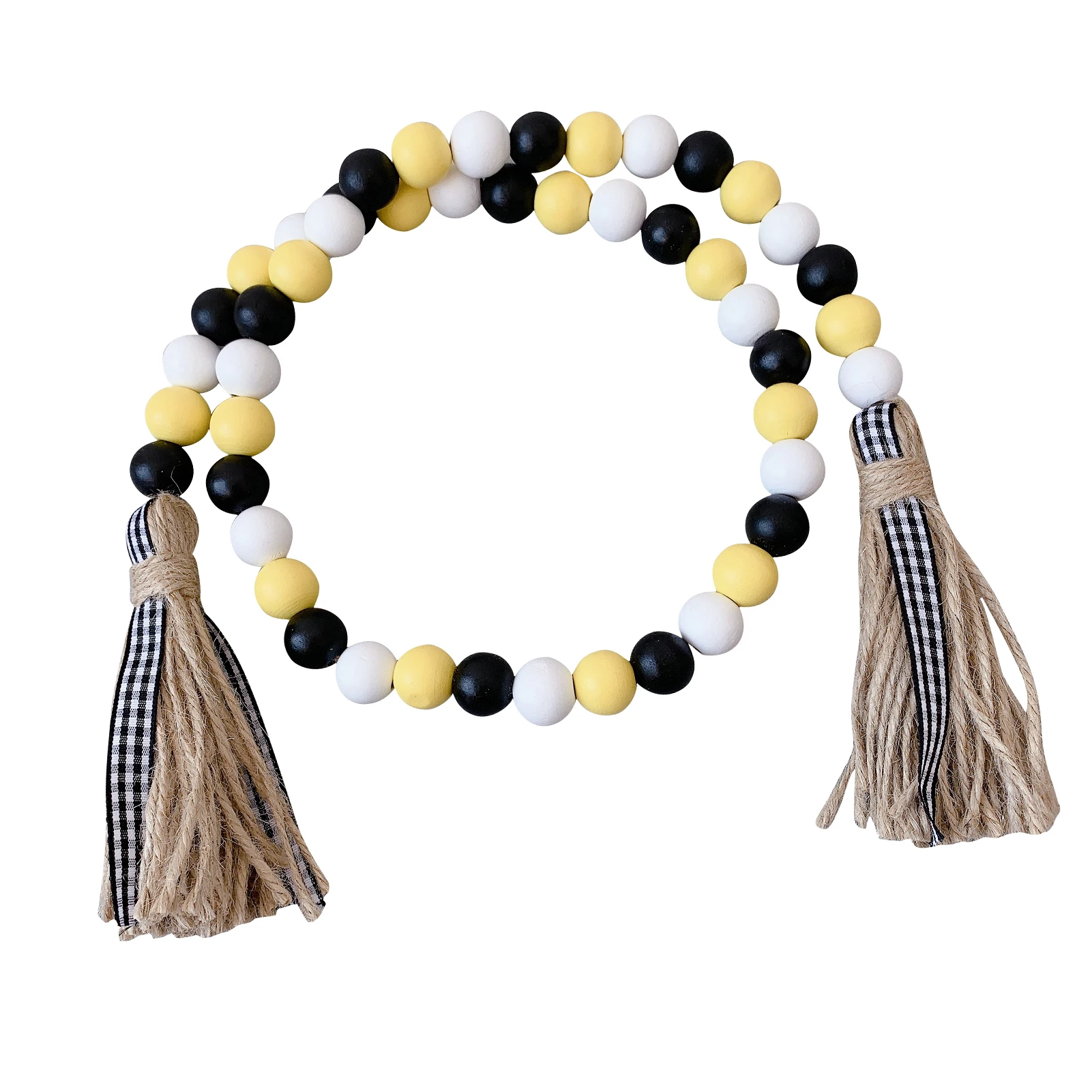 Colored Wooden Beads Garland Rustic Farmhouse Beads Chian With Plaid Tassel Exquisite Wall Hangings Garland Beads Suitable For
Colored Wooden Beads Garland Rustic Farmhouse Beads Chian With Plaid Tassel Exquisite Wall Hangings Garland Beads Suitable For