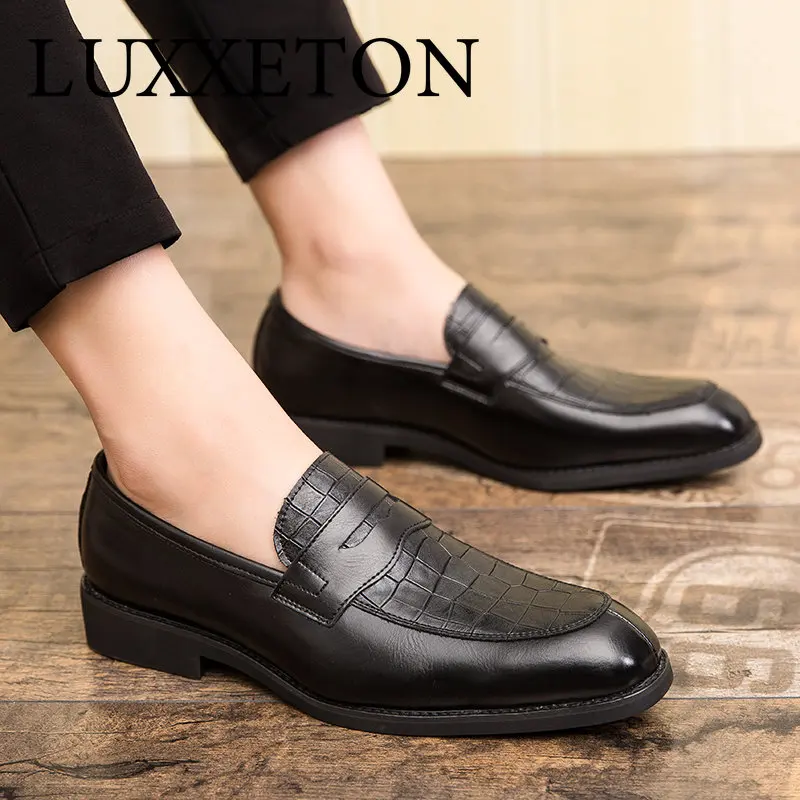Men Casual Dress Shoes Loafers Comfortable Slip-on Flat Bottom Low Top Fashion Pointed Toe Breathable Solid Color
Men Casual Dress Shoes Loafers Comfortable Slip-on Flat Bottom Low Top Fashion Pointed Toe Breathable Solid Color