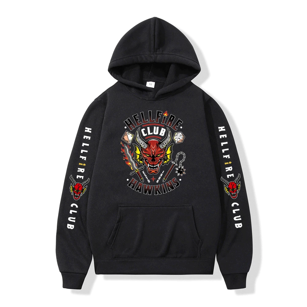 Hellfire Club Stranger Things Season 4 Hoodie Men Women Harajuku Funny Kawaii Korean Hooded Pullover Winter Streetwear Hoodies
Hellfire Club Stranger Things Season 4 Hoodie Men Women Harajuku Funny Kawaii Korean Hooded Pullover Winter Streetwear Hoodies