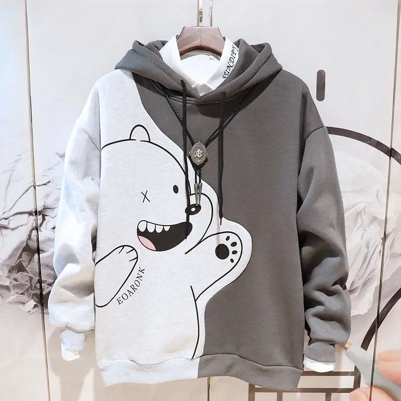 Men's Spring and Autumn Wear Clothes Winter Ins Fashion Brand Japanese Bear Loose Sweater Trend Coat Hoodie
Men's Spring and Autumn Wear Clothes Winter Ins Fashion Brand Japanese Bear Loose Sweater Trend Coat Hoodie