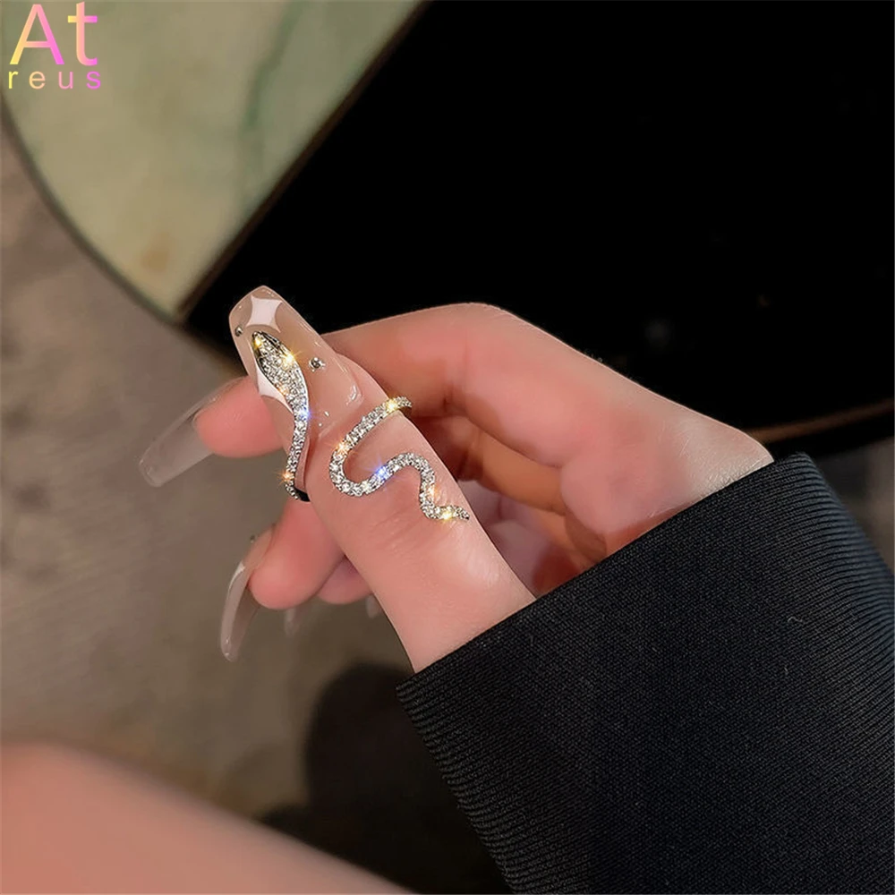 Silver Plated Gothic Rhinestones Open Snake Ring Adjust Animal Rings for Men Women Fashion Punk Boy Girl Birthday Jewelry Gifts
Silver Plated Gothic Rhinestones Open Snake Ring Adjust Animal Rings for Men Women Fashion Punk Boy Girl Birthday Jewelry Gifts