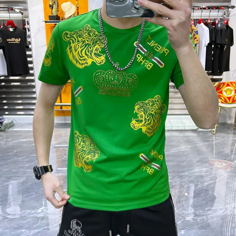 Tiger Head Print T Shirt Men 2022 Summer Short Sleeve Casual T-Shirt Ice Silk Breathable O-neck Tops Tees Men Clothing 4XL
Tiger Head Print T Shirt Men 2022 Summer Short Sleeve Casual T-Shirt Ice Silk Breathable O-neck Tops Tees Men Clothing 4XL