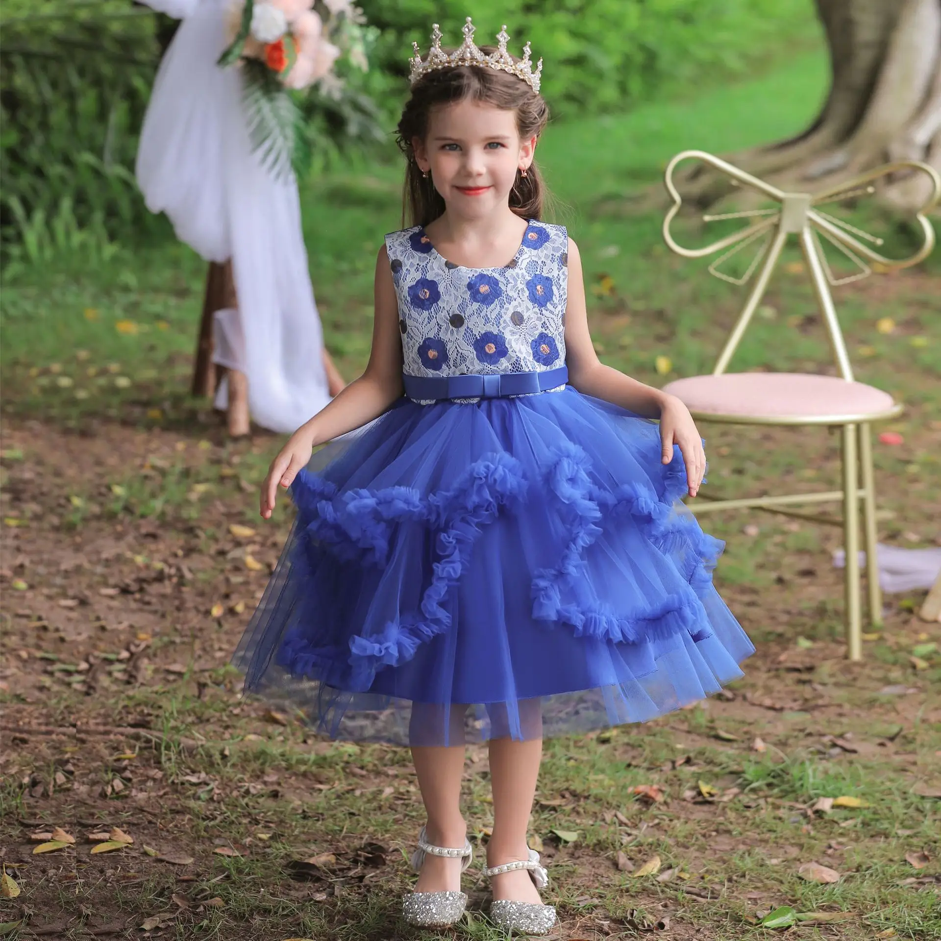 Autumn New Sleeveless Layered Dress for Girls Fashion Print Mesh Princess Dresses Baby Kids Clothes 12 Years Children Ball Gowns
Autumn New Sleeveless Layered Dress for Girls Fashion Print Mesh Princess Dresses Baby Kids Clothes 12 Years Children Ball Gowns