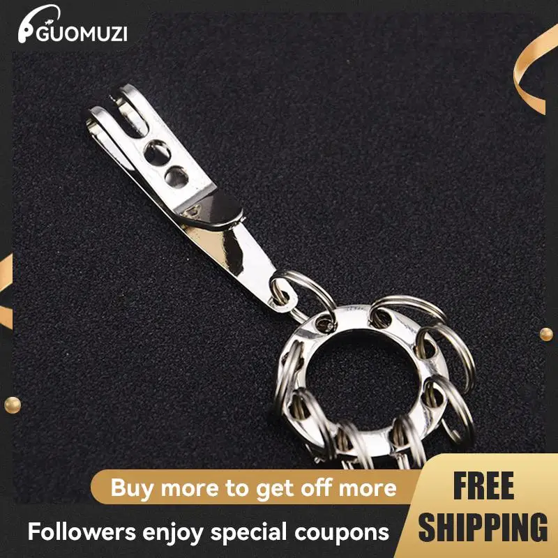 Ultra Light Mini Stainless Steel Outdoor Multi-purpose Camping Circular Climbing Keychain Money Clip EDC Tools Travel Kits
Ultra Light Mini Stainless Steel Outdoor Multi-purpose Camping Circular Climbing Keychain Money Clip EDC Tools Travel Kits