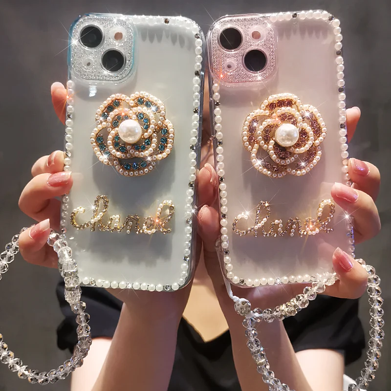 For IPhone 12 11 13 Pro Max Phone Case Camellia Rhinestone Women's Diamond-encrusted Case for IPhone 13 12 11 Mobile Phone Case
For IPhone 12 11 13 Pro Max Phone Case Camellia Rhinestone Women's Diamond-encrusted Case for IPhone 13 12 11 Mobile Phone Case