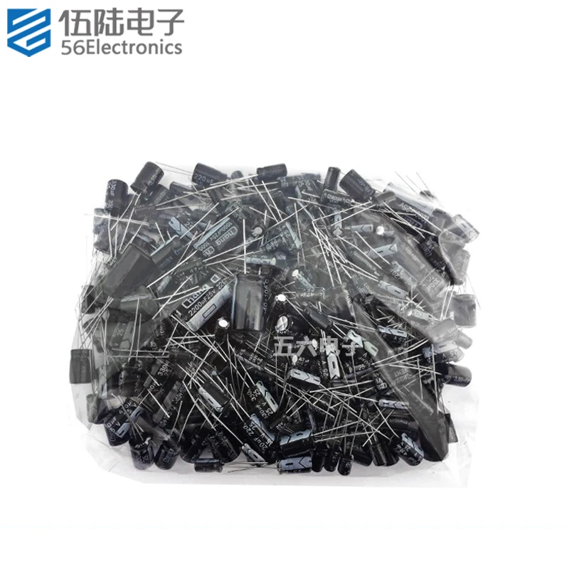 25V Electrolytic Capacitor Electronic Components Set 22uF/33uF/47uF/100uF/220uF/470uF 10 Values
25V Electrolytic Capacitor Electronic Components Set 22uF/33uF/47uF/100uF/220uF/470uF 10 Values