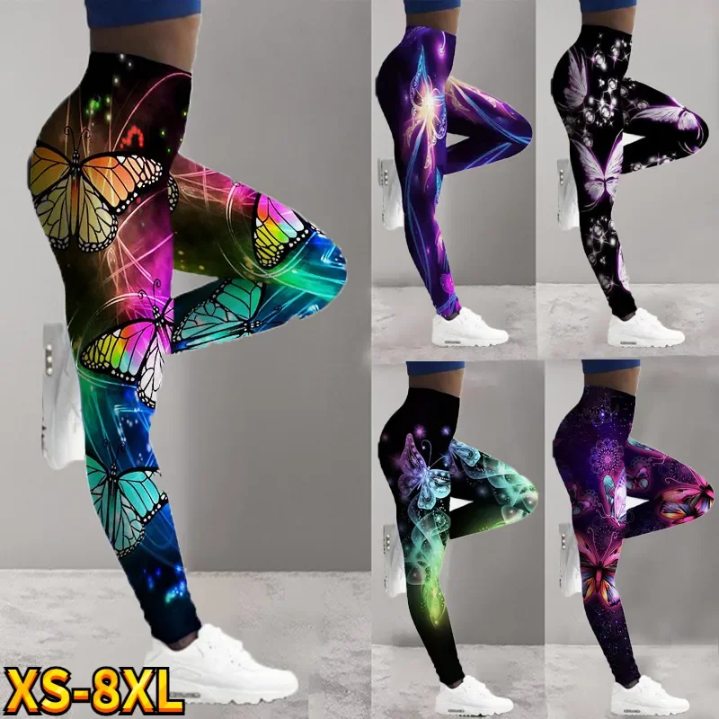 Sport Leggings Women High Waist 3D Butterfly Printed Tights Yoga Pants Gym Legging Femme Workout Leggins Sexy XS-8XL
Sport Leggings Women High Waist 3D Butterfly Printed Tights Yoga Pants Gym Legging Femme Workout Leggins Sexy XS-8XL