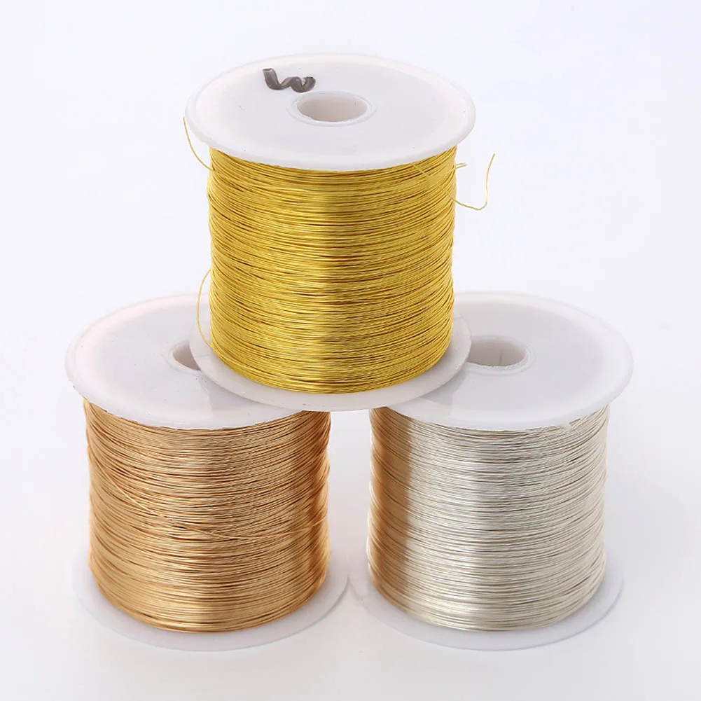 1pc Beading Thread Sewing Thread Jewelry Design Bracelet Necklace Headwear Making Handmade DIY Accessories Gold/silver/copper
1pc Beading Thread Sewing Thread Jewelry Design Bracelet Necklace Headwear Making Handmade DIY Accessories Gold/silver/copper