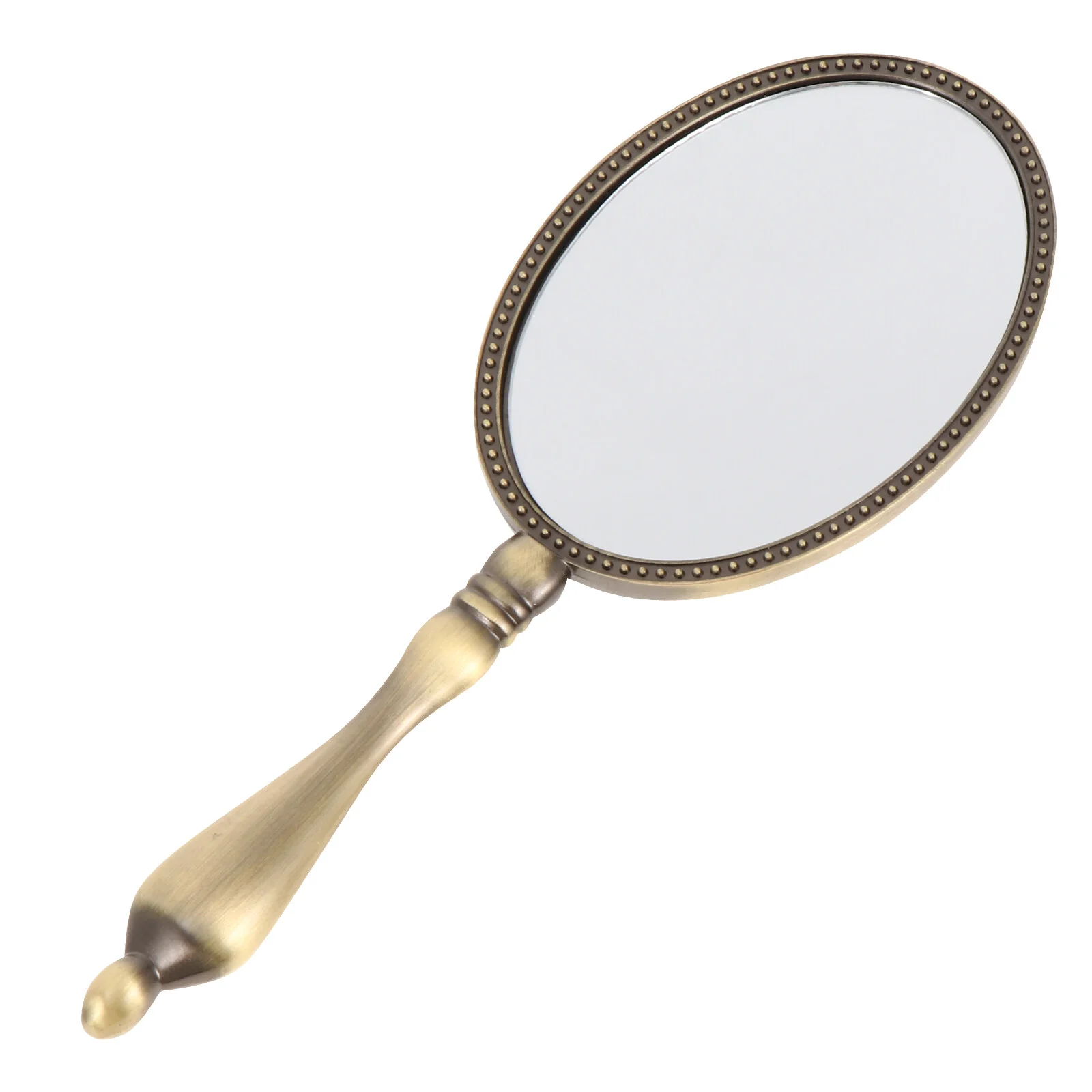 Hand Mirror Vintage Metal Vanity Makeup Makeup Travel Bag Mirror with Handle Good for WomenTravel Home Bathroom Use
Hand Mirror Vintage Metal Vanity Makeup Makeup Travel Bag Mirror with Handle Good for WomenTravel Home Bathroom Use