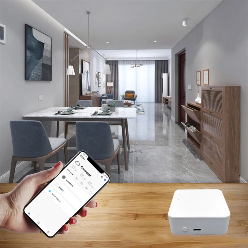 Беспроводной хаб с управлением доступом умным домом, совместимый с Tuya Multi Mode Zig Bee
Беспроводной хаб с управлением доступом умным домом, совместимый с Tuya Multi Mode Zig Bee