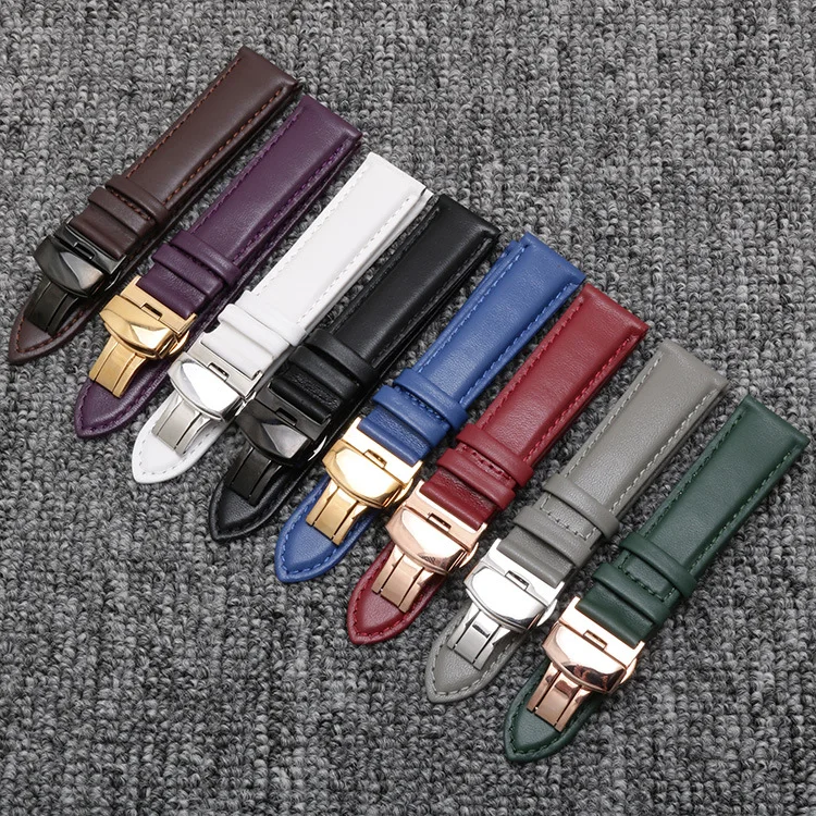 Strap for Stainless Steel Butterfly Buckle Leather Watch Band Watch Accessories for Tissot Longines Omega IWC CK Citizen Watch
Strap for Stainless Steel Butterfly Buckle Leather Watch Band Watch Accessories for Tissot Longines Omega IWC CK Citizen Watch