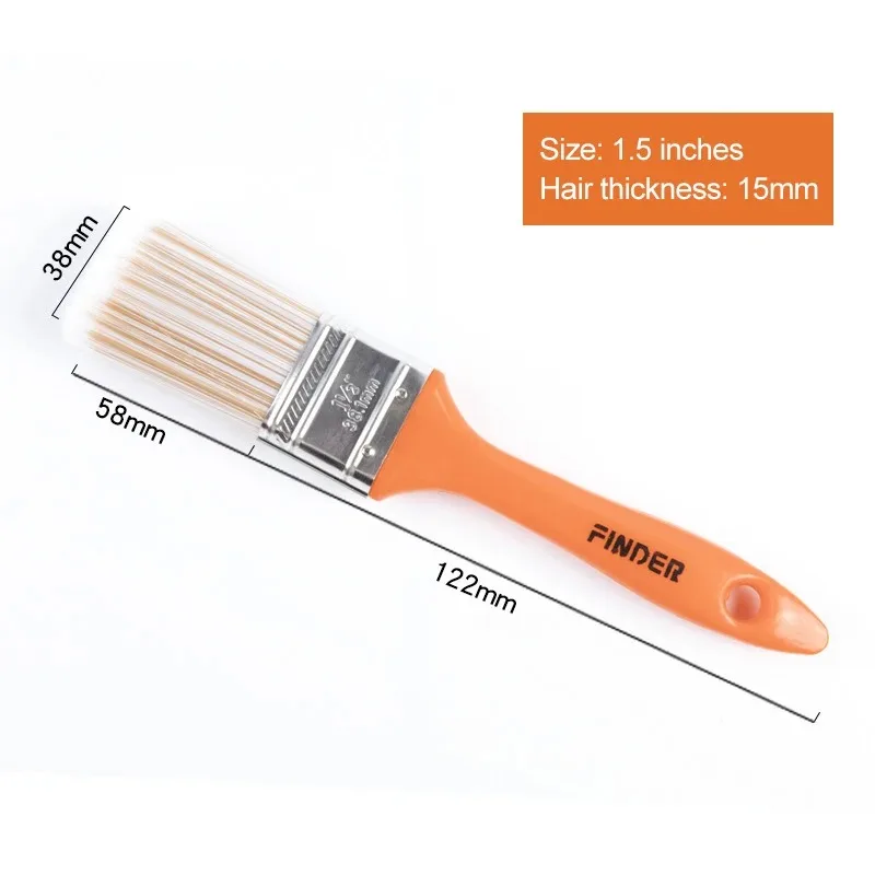 Кисть для рисования стен PET, мягкая щетина, ABS ручка
Кисть для рисования стен PET, мягкая щетина, ABS ручка