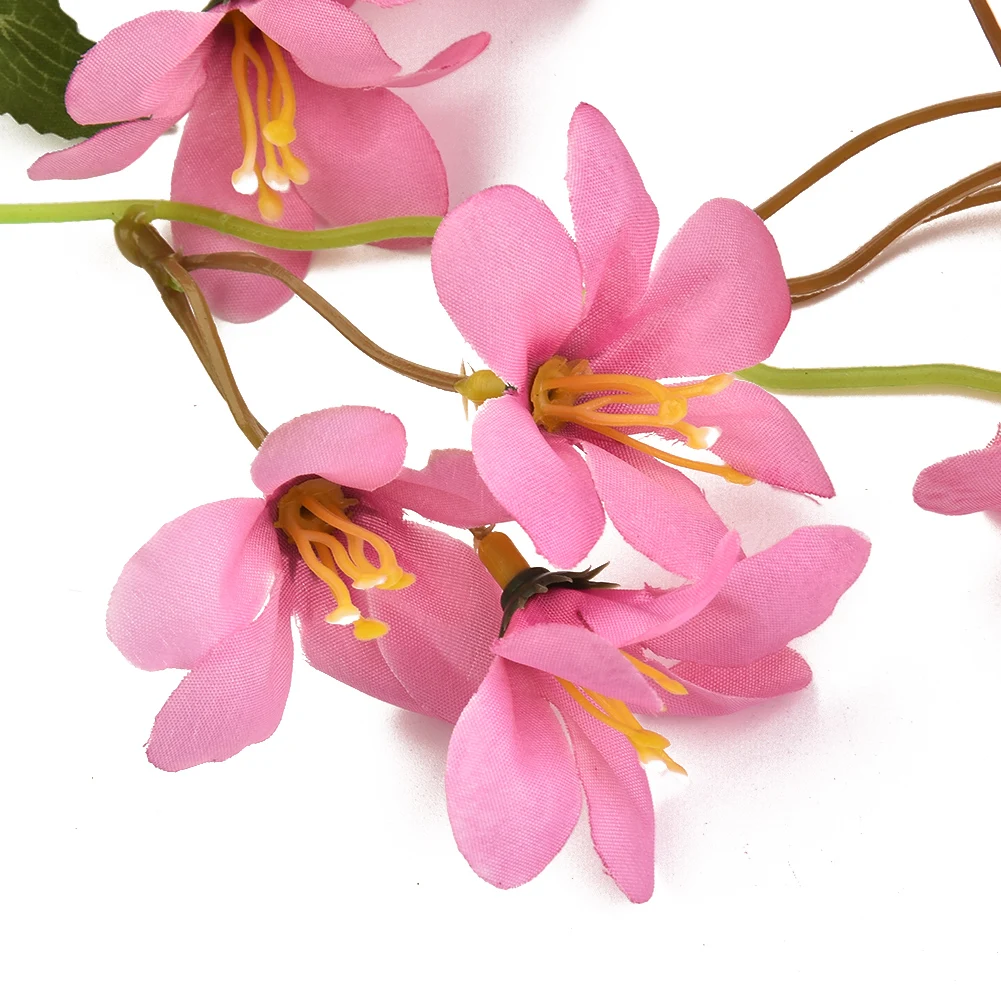 New Artificial Hanging Vine Fake Morning Glory Hanging Vine Plant Winter Jasmine 100cm Decor Indoor Silk Flowers
New Artificial Hanging Vine Fake Morning Glory Hanging Vine Plant Winter Jasmine 100cm Decor Indoor Silk Flowers