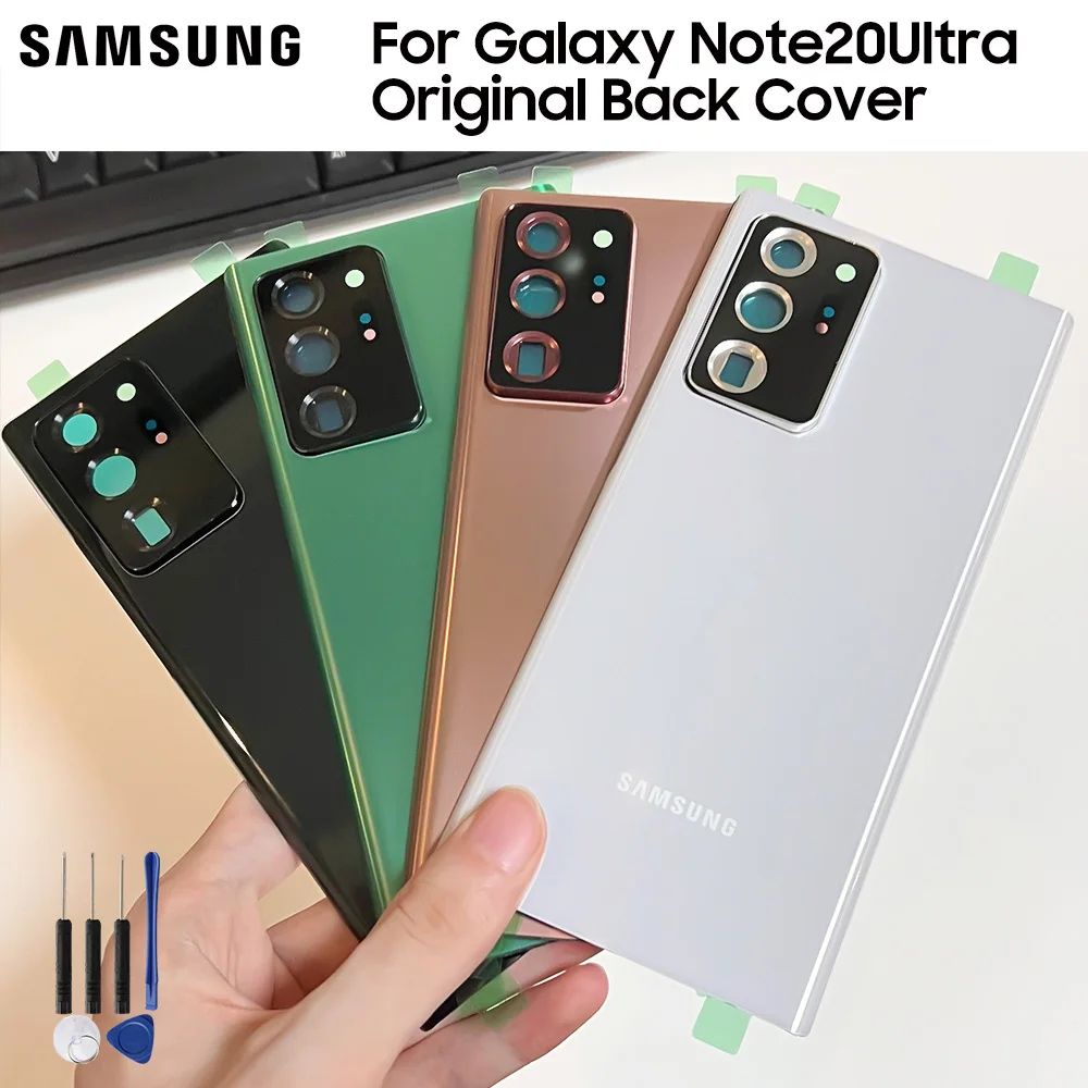Samsung Original Phone Rear Battery Door For Samsung Galaxy Note20 Ultra Note 20Ultra Note20+ Glass Housing Back Cover
Samsung Original Phone Rear Battery Door For Samsung Galaxy Note20 Ultra Note 20Ultra Note20+ Glass Housing Back Cover