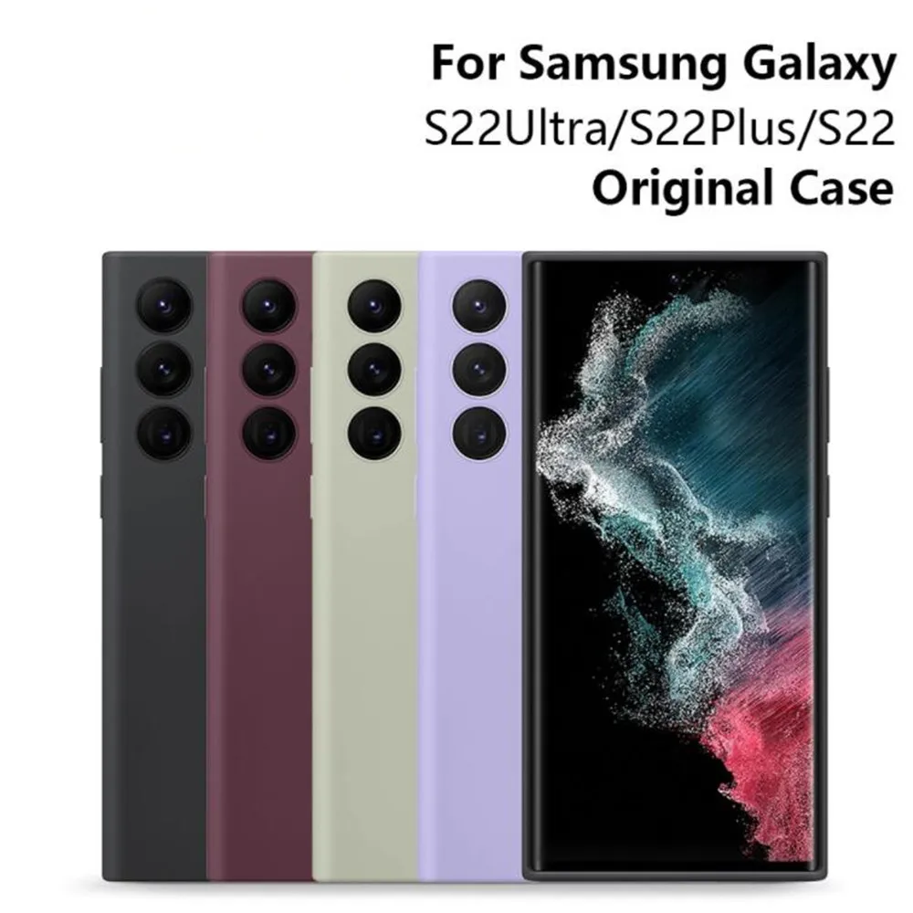 For Samsung S22Ultra S22Plus S22 Liquid Silicone Phone Case Protective Cover All-inclusive Simple Solid Color Men and Women 
For Samsung S22Ultra S22Plus S22 Liquid Silicone Phone Case Protective Cover All-inclusive Simple Solid Color Men and Women