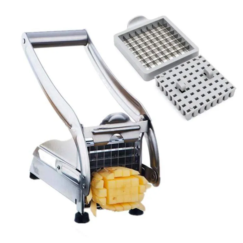 Stainless Steel Potato Chip Cutter Potato Chip Machine Household Potato Chip Cutter Kitchen Manual Vegetable Cutter 
Stainless Steel Potato Chip Cutter Potato Chip Machine Household Potato Chip Cutter Kitchen Manual Vegetable Cutter