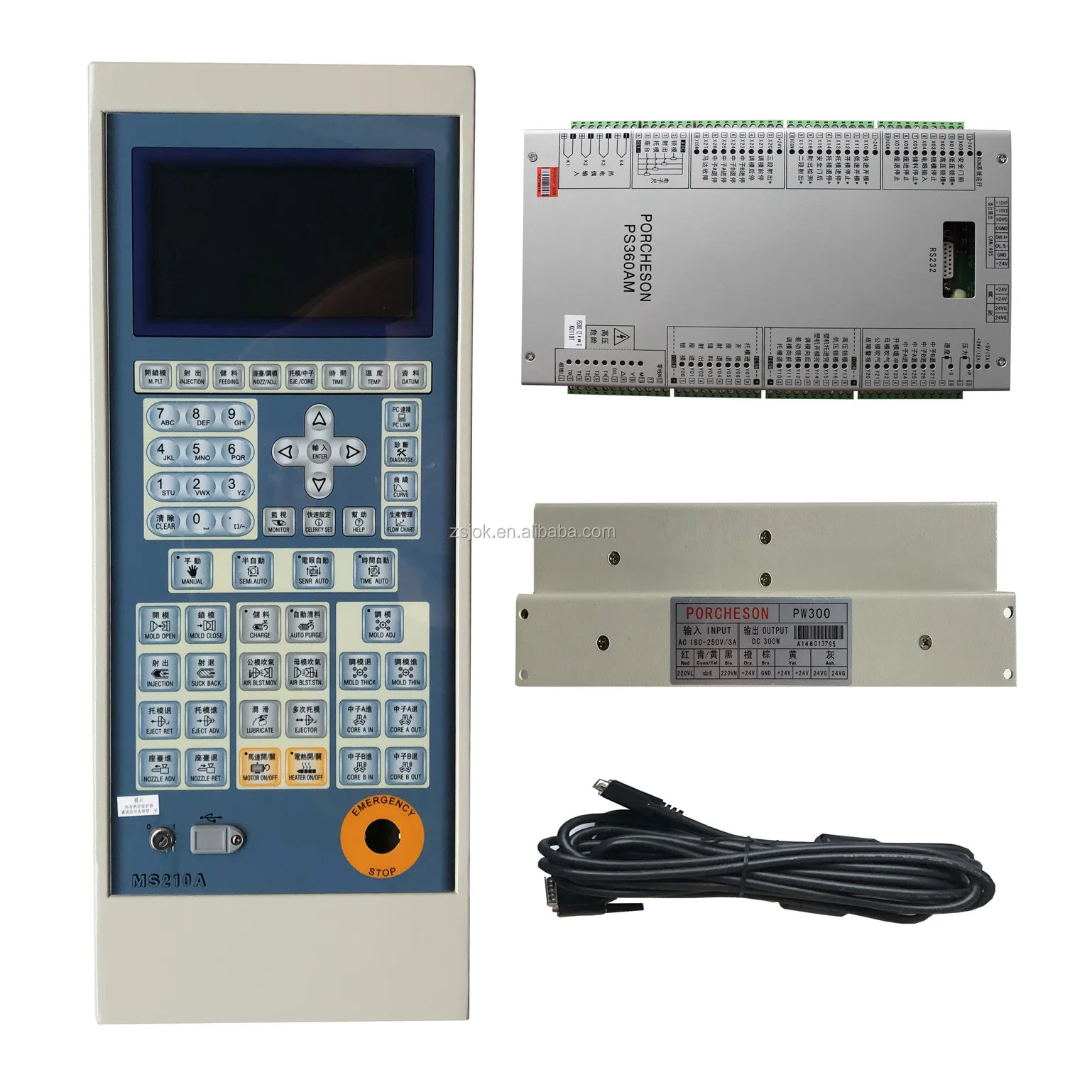 PORCHESON PS360AM MS210A full set control system , controller PLC for injection molding machine
PORCHESON PS360AM MS210A full set control system , controller PLC for injection molding machine