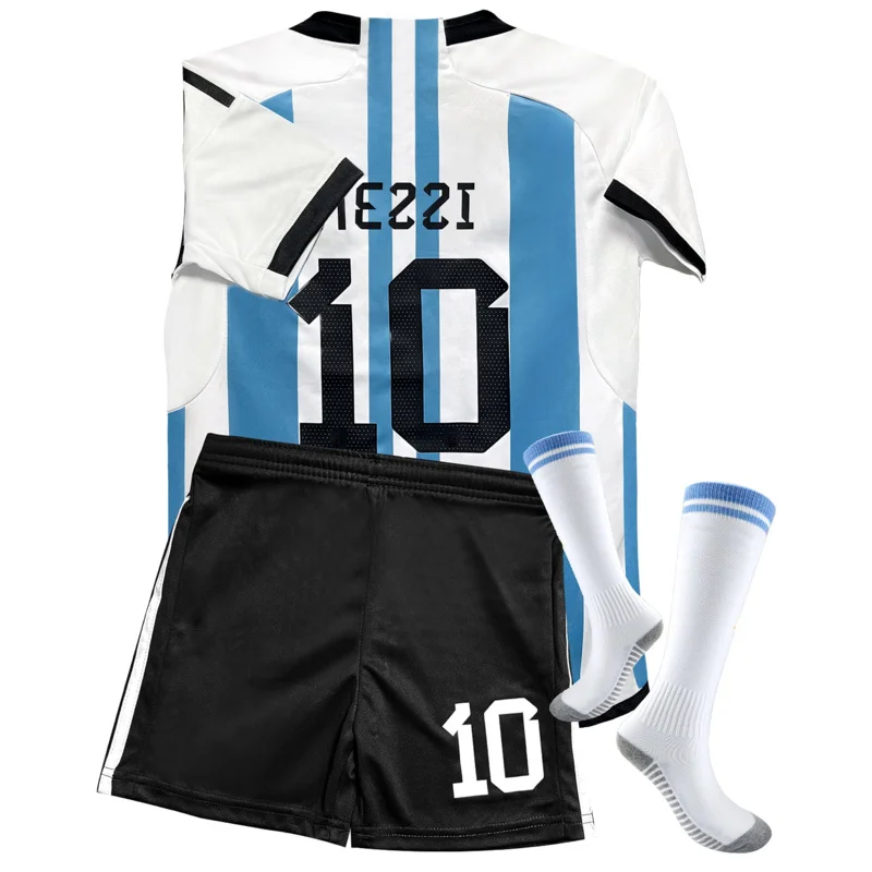 New Boys' Soccer Jerseys Ronal_do #10 and #7 Jersey For Kids Mess_i Football Youth Jerseys Shirt Gift Children 3 Piece Set
New Boys' Soccer Jerseys Ronal_do #10 and #7 Jersey For Kids Mess_i Football Youth Jerseys Shirt Gift Children 3 Piece Set
