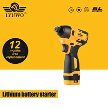 LYUWO 16V Electric Drill Driver 100N. m Impact Wireless Drill Bit Household Multifunctional Electric Screwdriver Tool