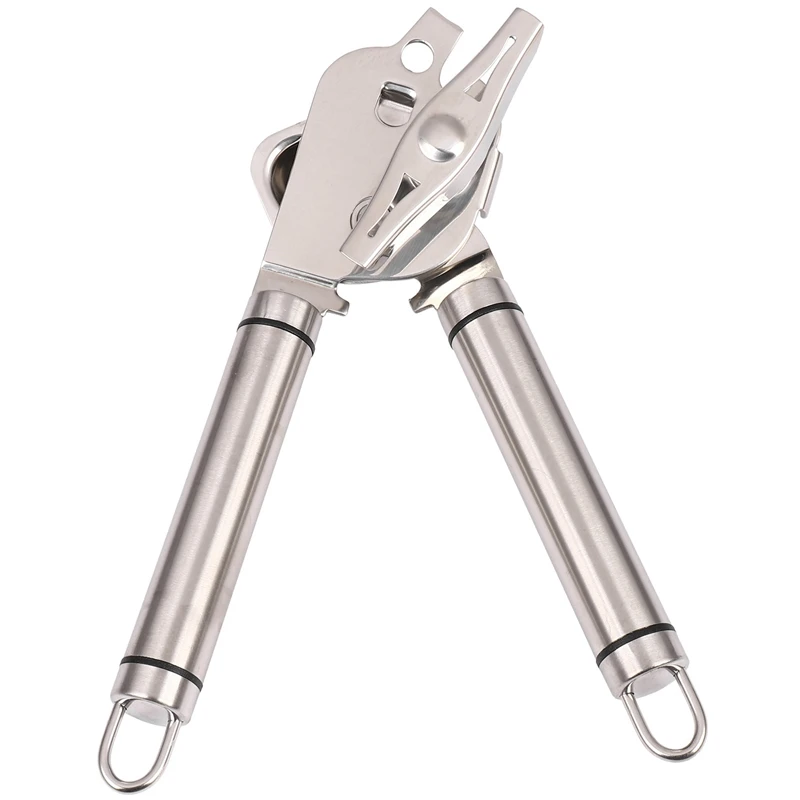 Консервный нож из нержавеющей стали ручной консервный нож сверхмощный 3-в-1 рычаг открывания бутылок для кухни ресторана кемпинга
Консервный нож из нержавеющей стали ручной консервный нож сверхмощный 3-в-1 рычаг открывания бутылок для кухни ресторана кемпинга