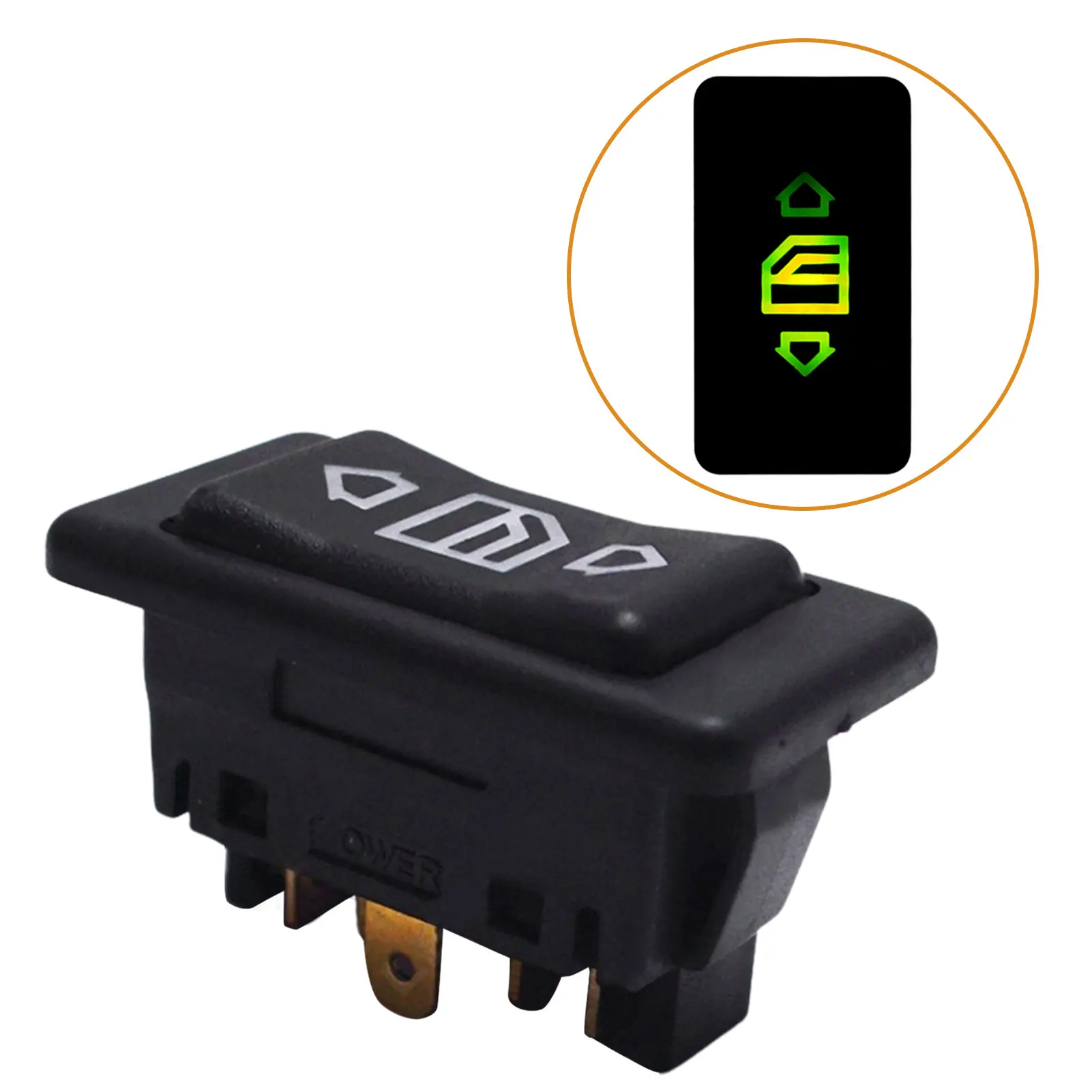 Universal 12V-24V Car Electric Window Switch Button Auto Power Controller Switch for Window Lock Car Accessories
Universal 12V-24V Car Electric Window Switch Button Auto Power Controller Switch for Window Lock Car Accessories