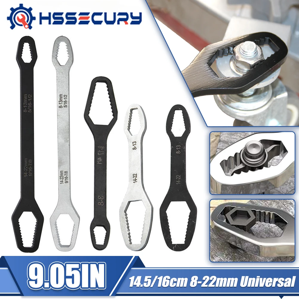 8-22mm Universal Torx Wrench Board Adjustable Double-head Torx Spanner Self-tightening Glasses Wrench Screw Repair Hand Tools
8-22mm Universal Torx Wrench Board Adjustable Double-head Torx Spanner Self-tightening Glasses Wrench Screw Repair Hand Tools