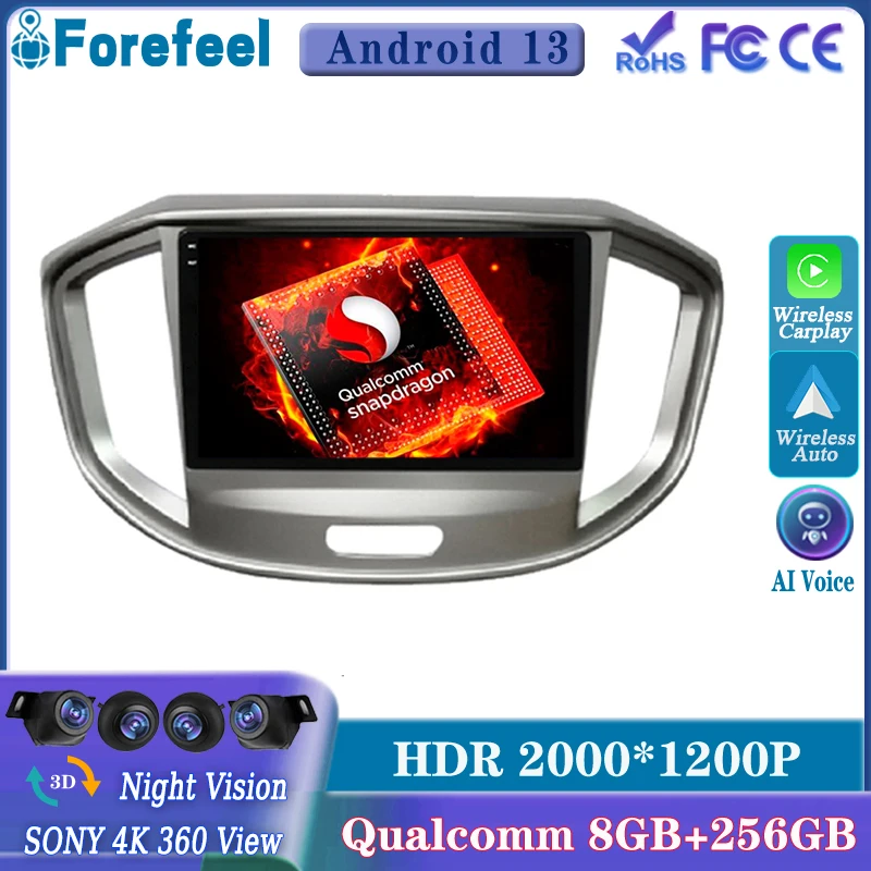 Android13 Qualcomm For JAC Refine M4 2016 2017 2018 Multimedia Car GPS Player Navigation Touch Screen Stereo Radio Lettore
Android13 Qualcomm For JAC Refine M4 2016 2017 2018 Multimedia Car GPS Player Navigation Touch Screen Stereo Radio Lettore