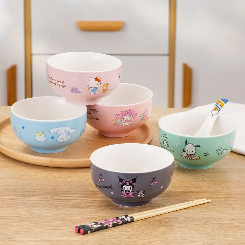 Anime Sanrioed Bowl Kawaii Kt Cat Kuromi Mymelody Children Girl Household Soup Rice Kitchen Restaurant Ceramic Tableware Gift
Anime Sanrioed Bowl Kawaii Kt Cat Kuromi Mymelody Children Girl Household Soup Rice Kitchen Restaurant Ceramic Tableware Gift