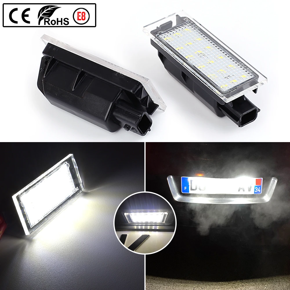 Car LED License Plate Light For Renault Megane 2 Clio Laguna 2 Megane 3 Twingo Master Vel Satis Accessories Canbus No Error Lamp
Car LED License Plate Light For Renault Megane 2 Clio Laguna 2 Megane 3 Twingo Master Vel Satis Accessories Canbus No Error Lamp