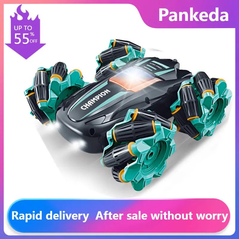2.4G Stunt Remote Control Car Double-sided Rolling Driving Drift Race RC Car Children's Electric Toy Boy Gift Remote Control Car
2.4G Stunt Remote Control Car Double-sided Rolling Driving Drift Race RC Car Children's Electric Toy Boy Gift Remote Control Car