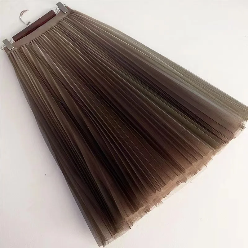 Женская юбка-макси из фатина, Длинная пляжная юбка-качели в стиле бохо с градиентной сеткой для танцев и отдыха, 2022
Женская юбка-макси из фатина, Длинная пляжная юбка-качели в стиле бохо с градиентной сеткой для танцев и отдыха, 2022